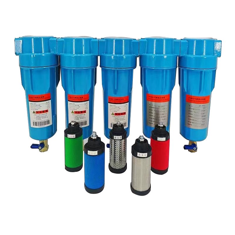 Precision Air Filter Water and Oil Remove Compressed Air Line Filter Element for Air Dryer