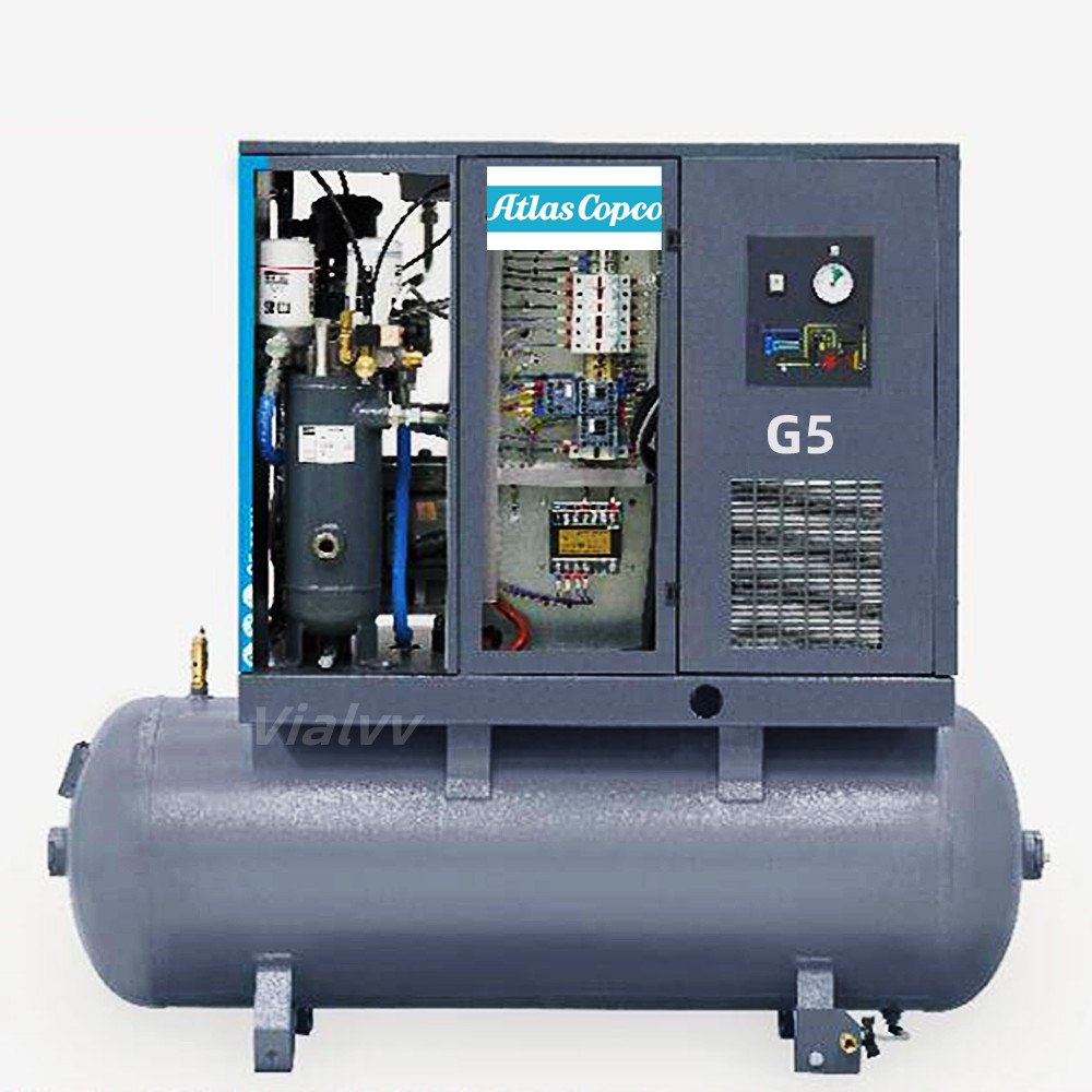 G5 Integrated Atlas G5 Copco Atlas G5FF Air Compressor De Aire 5.5KW Atlas 7.5HP Copco G5 Compressor With Dryer Tank Air Filter