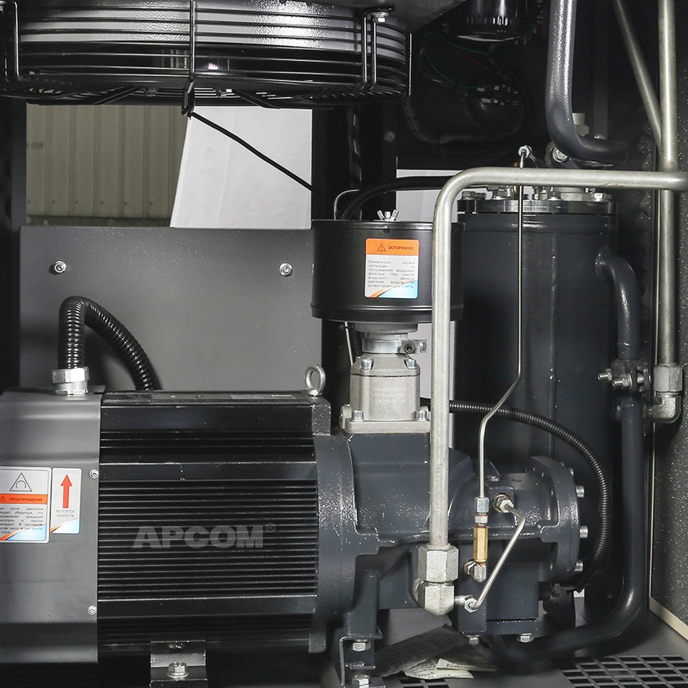 APCOM Low Noise All-in-one Screwaircompressor10HP Aerzen Combined Screw air Compressor 10 hp 7.5KW with tank and Dryer Filter