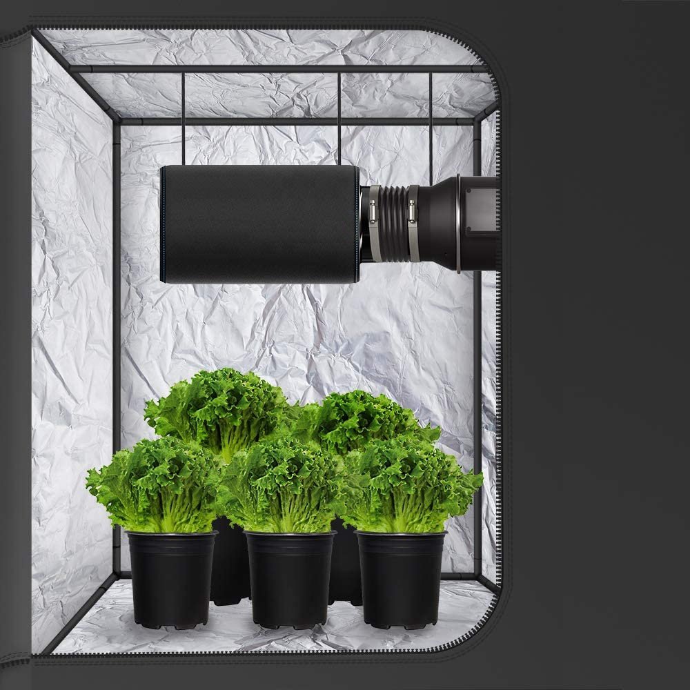 Hydroponics Carbon Cartage Air Filter Grow Room System Active Carbon Filter Kit for Greenhouse