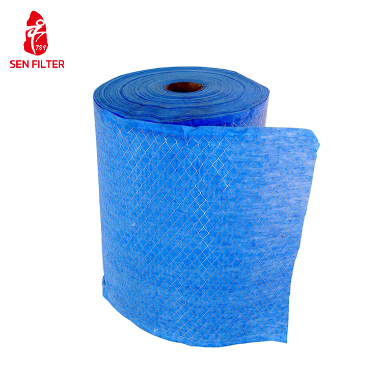 Customized AC Furnace Air Filter Media Roll Primary Filter Cotton Folded Paper Cardboard Panel New Title