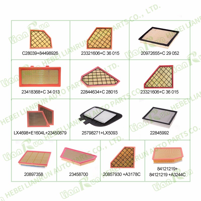 OEM 84498926/23418368/23321606/22844634/20972655/23321606 Car air Filter Fits for cadillac