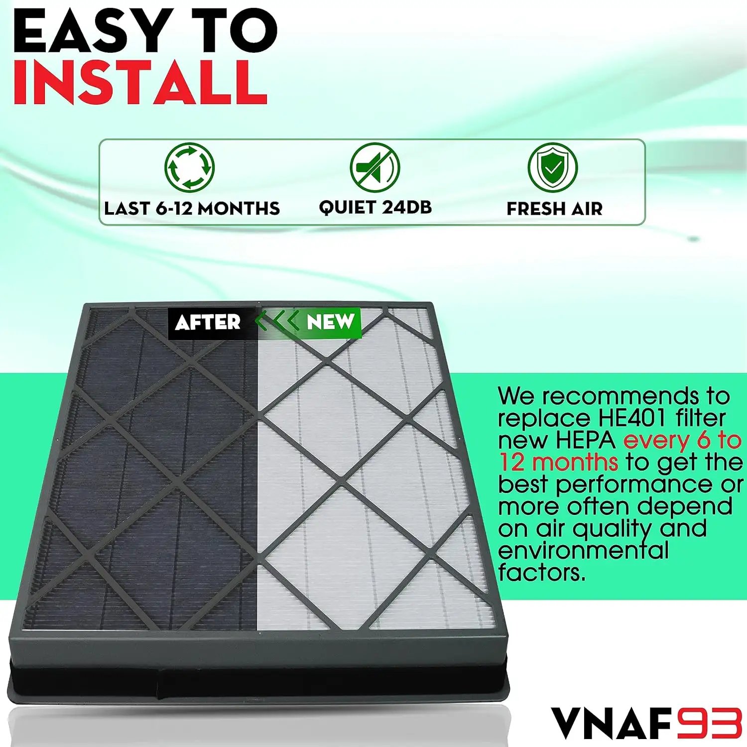 Factory Direct Sale Hepa and Activated Carbon Filter Dust Cleaning Home Purifier Air Filter