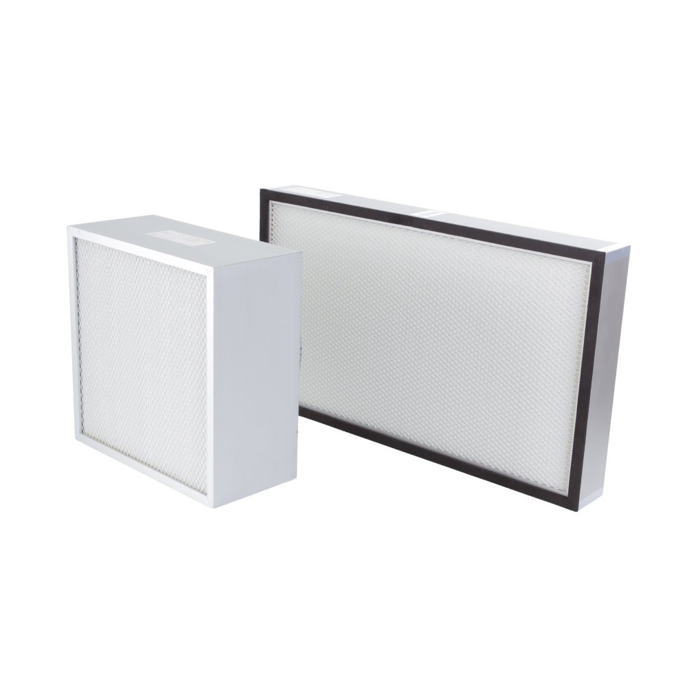 Mini-pleated ULPA HEPA Filter Factory Direct HVAC H13 H14 Deep Pleat Aluminum Clapboard HEPA air Filter for Clean Room