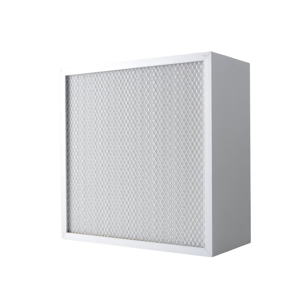 Mini-pleated ULPA HEPA Filter Factory Direct HVAC H13 H14 Deep Pleat Aluminum Clapboard HEPA air Filter for Clean Room