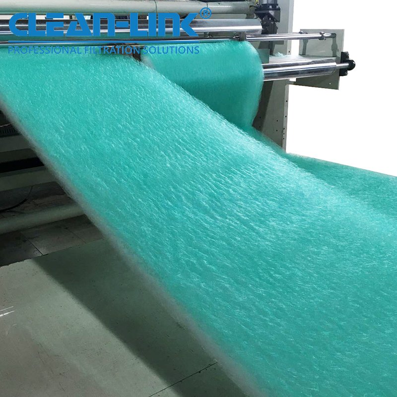 air Filter G2-G4 Spray Booth Paint- Stop Floor Fiberglass Filter Media Good Corrosion Resistance