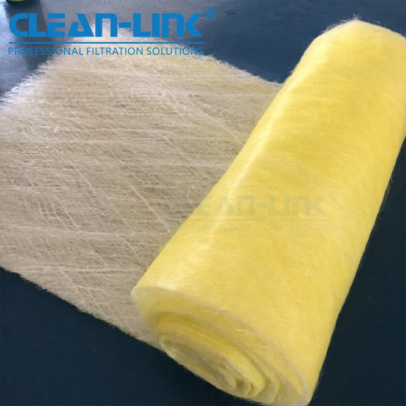 air Filter G2-G4 Spray Booth Paint- Stop Floor Fiberglass Filter Media Good Corrosion Resistance