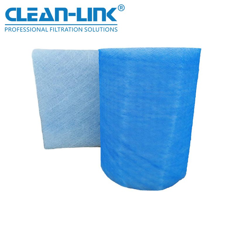 air Filter G2-G4 Spray Booth Paint- Stop Floor Fiberglass Filter Media Good Corrosion Resistance