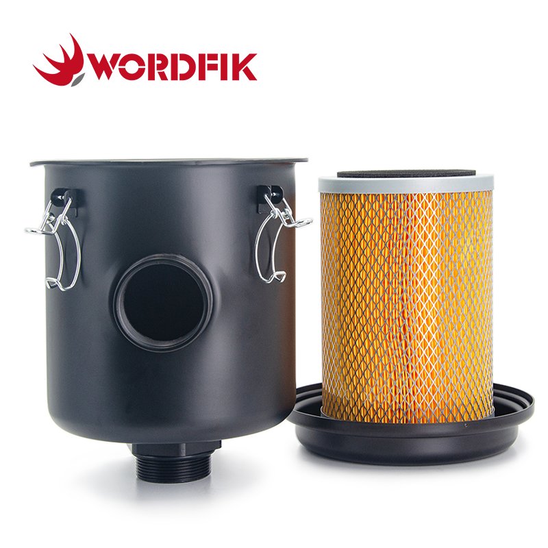 F006 2" DN50mm F006-1 3" DN80mm Vacuum Pump Air Inlet Filter Housing Wordfik Vacuum Air Filter Assembly