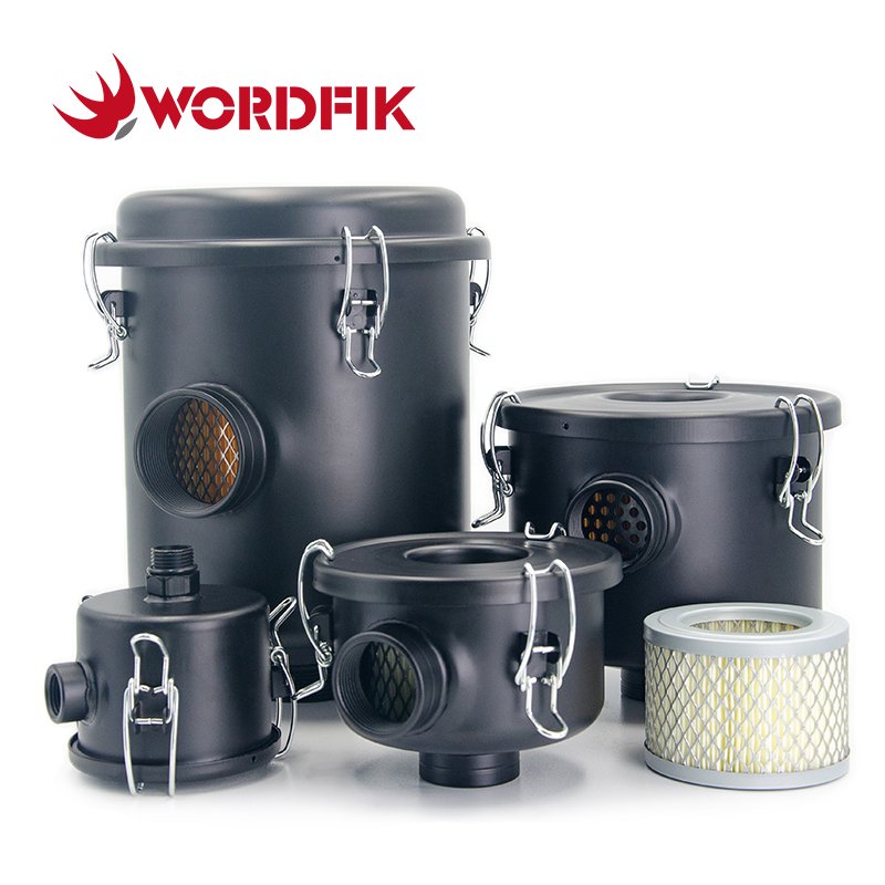 F002 F003 F004 F006 F008 Air Filter for Vacuum Pump Metal Dust Air Intake Filter Assembly Wordfik Brand Parts