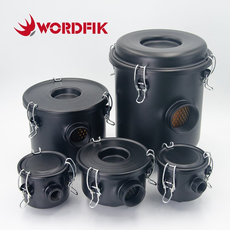 F002 F003 F004 F006 F008 Air Filter for Vacuum Pump Metal Dust Air Intake Filter Assembly Wordfik Brand Parts