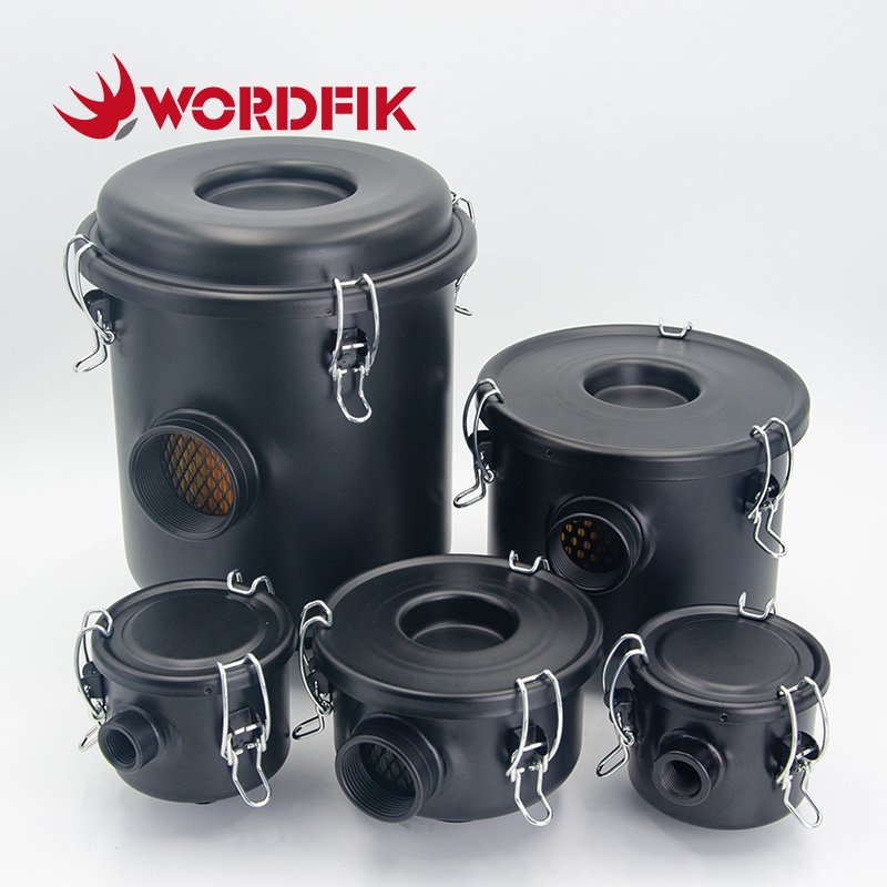 F002 F003 F004 F006 F008 Air Filter for Vacuum Pump Metal Dust Air Intake Filter Assembly Wordfik Brand Parts