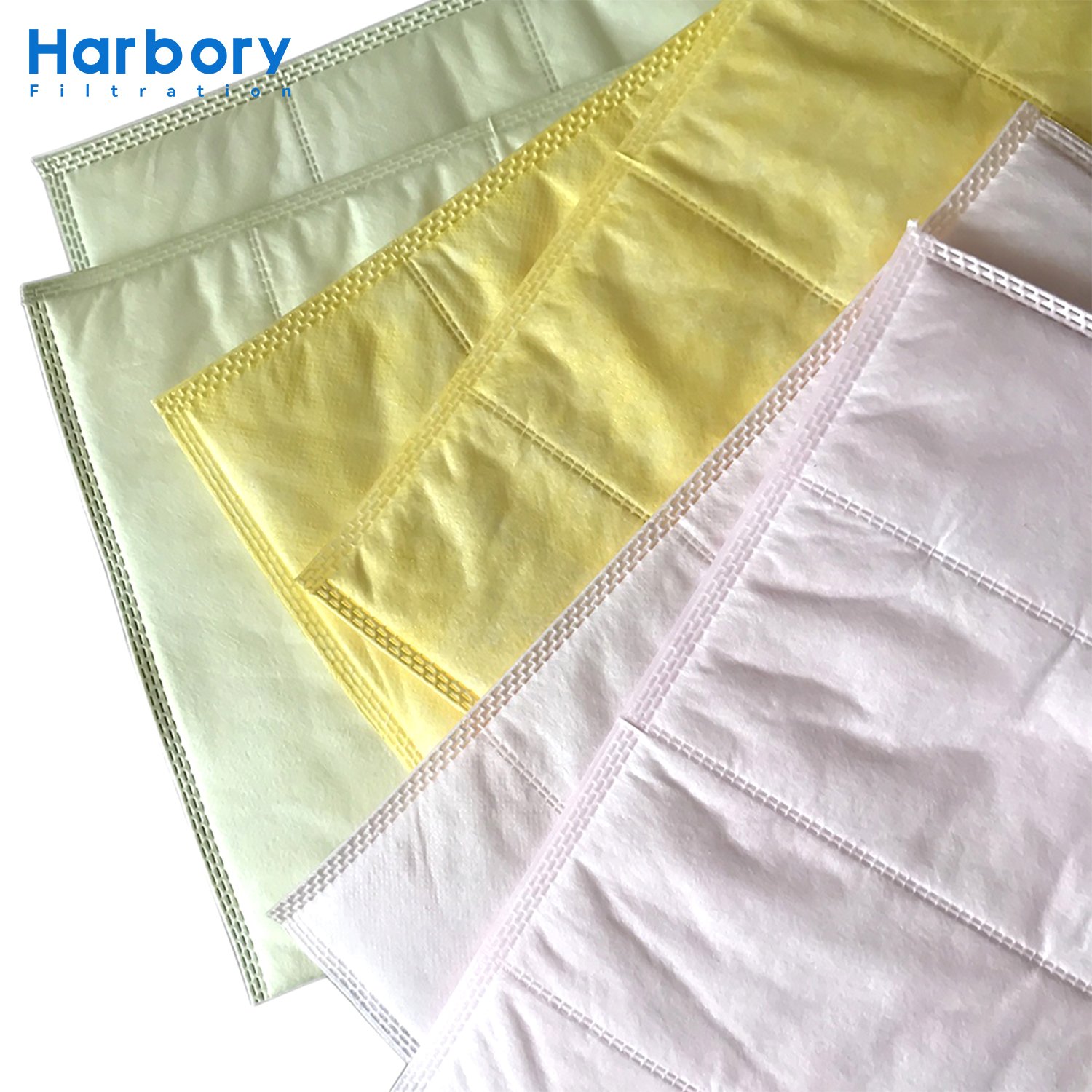 Professional M5 M6 F7 F8 F9 High Dust Loading Medium Bag Filter Media PP Panel Air Filter Roll