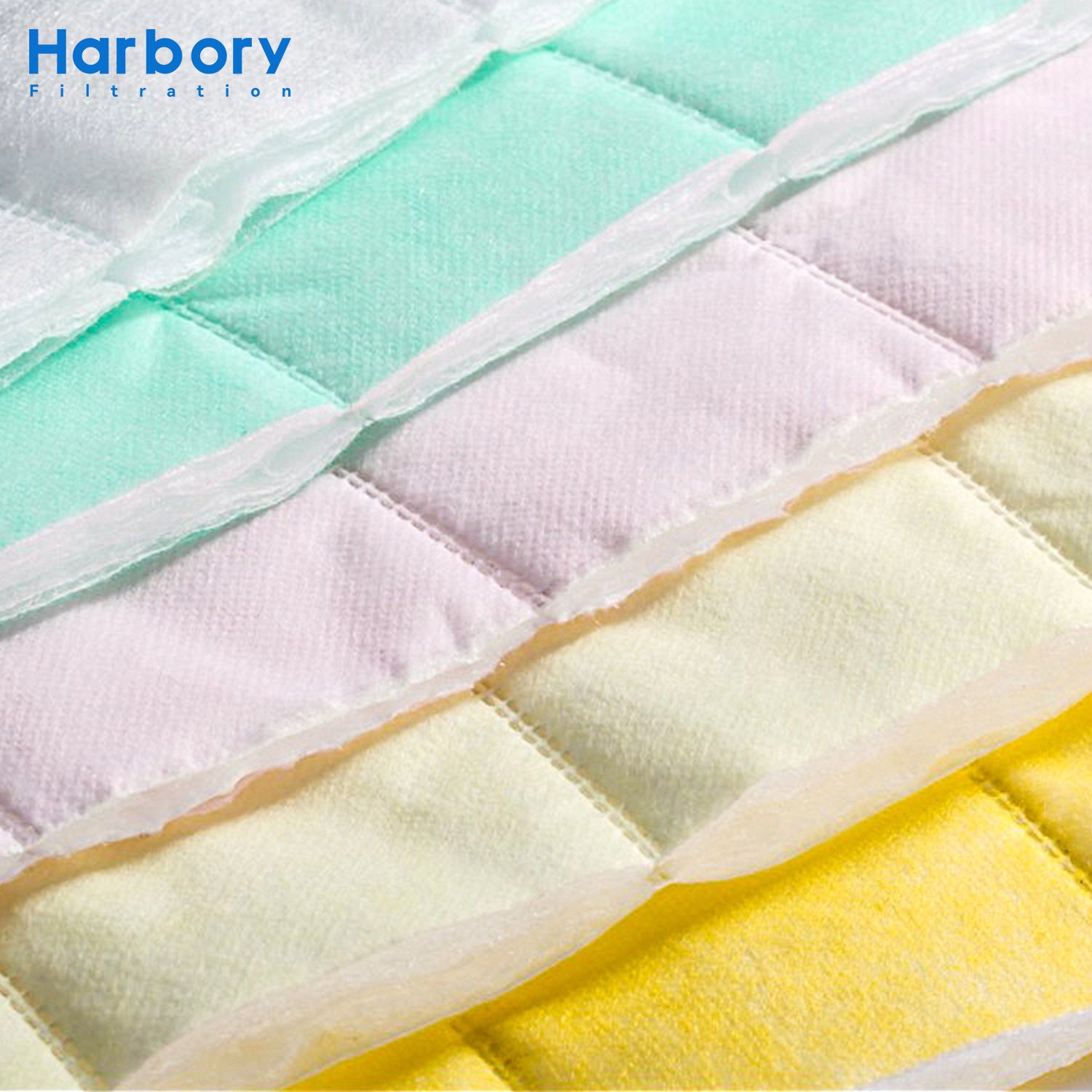 Professional M5 M6 F7 F8 F9 High Dust Loading Medium Bag Filter Media PP Panel Air Filter Roll