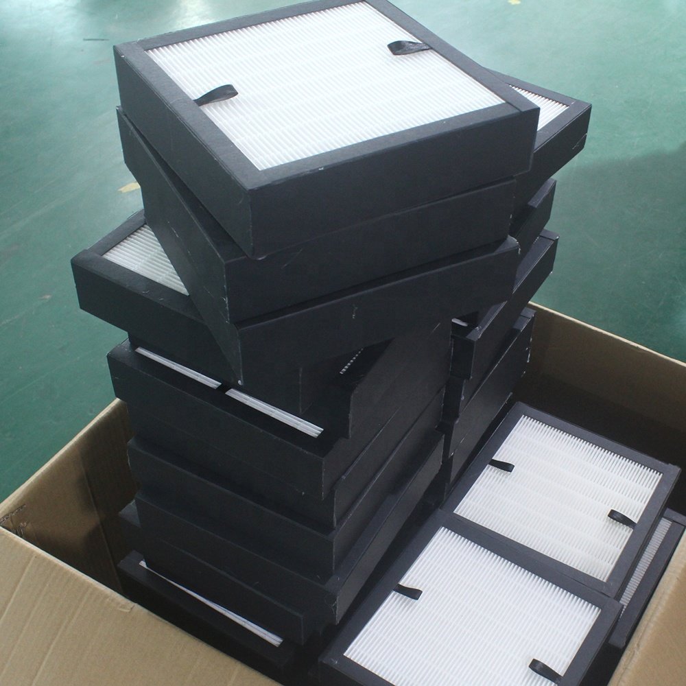 Customized Panel Activated Carbon True Hepa Air Filter Replacement for Air Purifier Parts