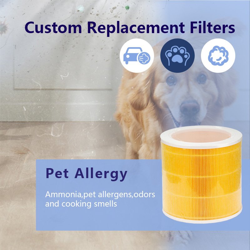 Medium Grade Air Purifier Filter Replacement Home Hotels Industrial Use H13 Cartridge Air Filters Air Purifier Parts