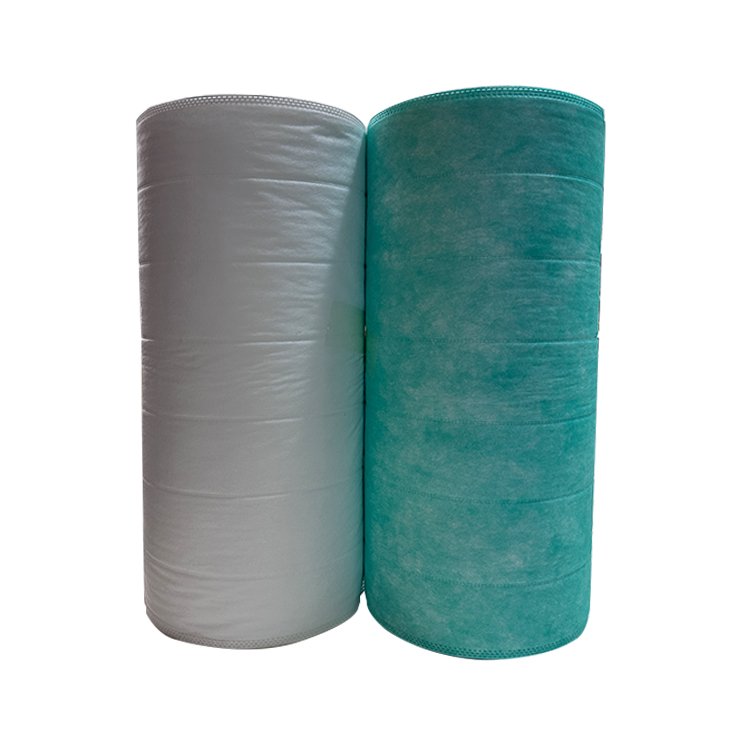 OEM/ODM Air Filter Media Pocket Filter Roll Type Materials Primary Bag Air Filtration Use Industrial Cutting Material