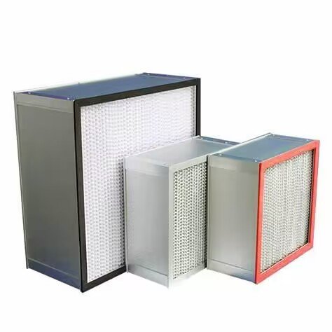 610 X 610 X 292 mm Deep Pleat H13 H14 HEPA Filter for Laminar Air Flow Hood