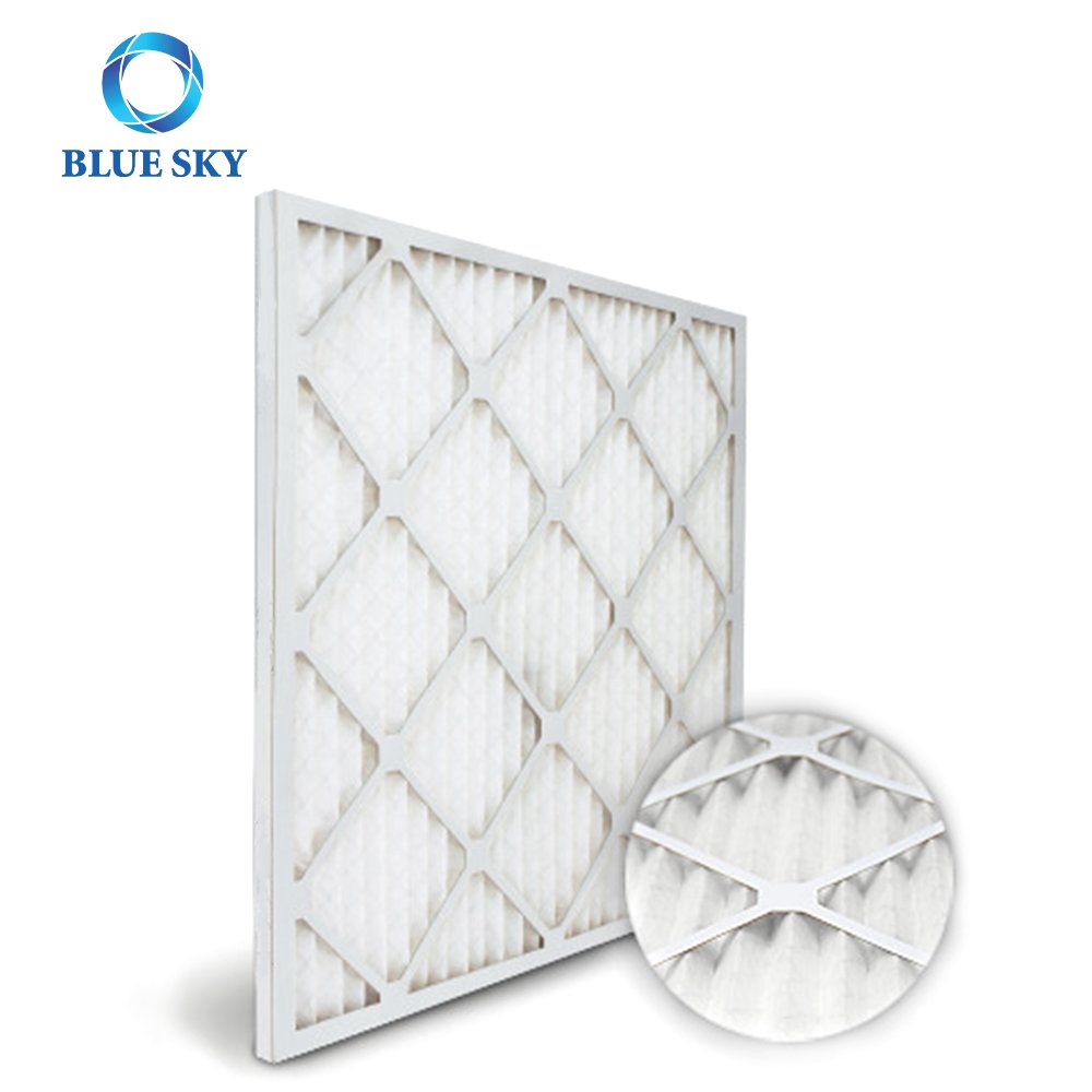 Factory Price 12x20x1 14x14x1 20x20x1 MERV 8 11 13 14 16 F6 F7 Cardboard Frame Pleated AC Furnace Air Filter for HVAC Systems