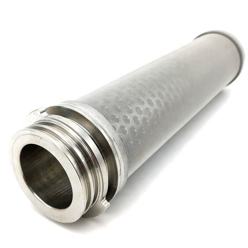 LIANDA Stainless Steel Metal Felt Filter Element Pleated Filter Cartridge Powder Sintering for Polymer Fluids Filtration