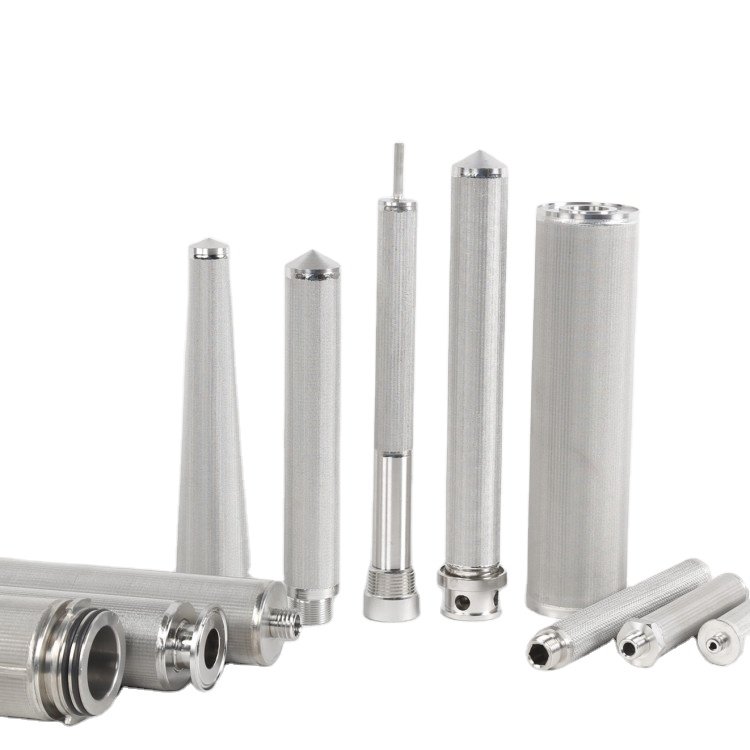 LIANDA Stainless Steel Metal Felt Filter Element Pleated Filter Cartridge Powder Sintering for Polymer Fluids Filtration