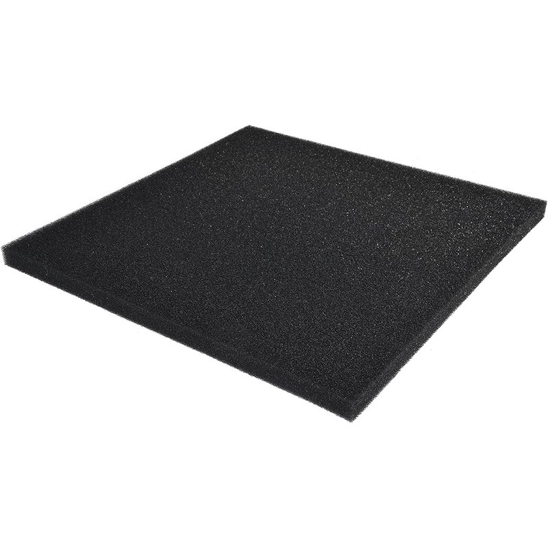 WOXIN 20PPI 30PPI Black Open Cell Polyurethane Sheet Foam Use As Front Grill of Pro Loud Speaker Filter Foam