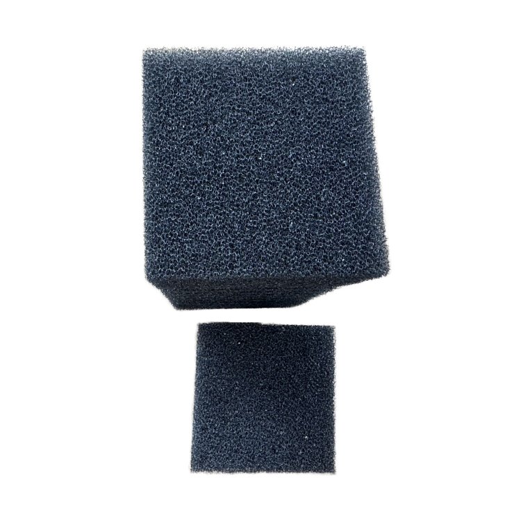 High Quality Customized Activated Carbon Polyurethane Filter Sponge 10-60PPI Air Filter with 97% Porosity