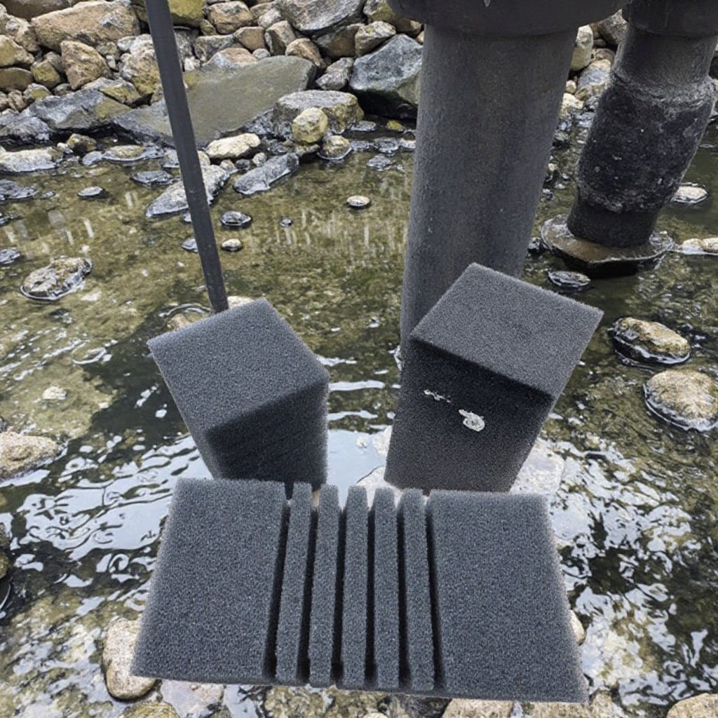 High Quality Customized Activated Carbon Polyurethane Filter Sponge 10-60PPI Air Filter with 97% Porosity