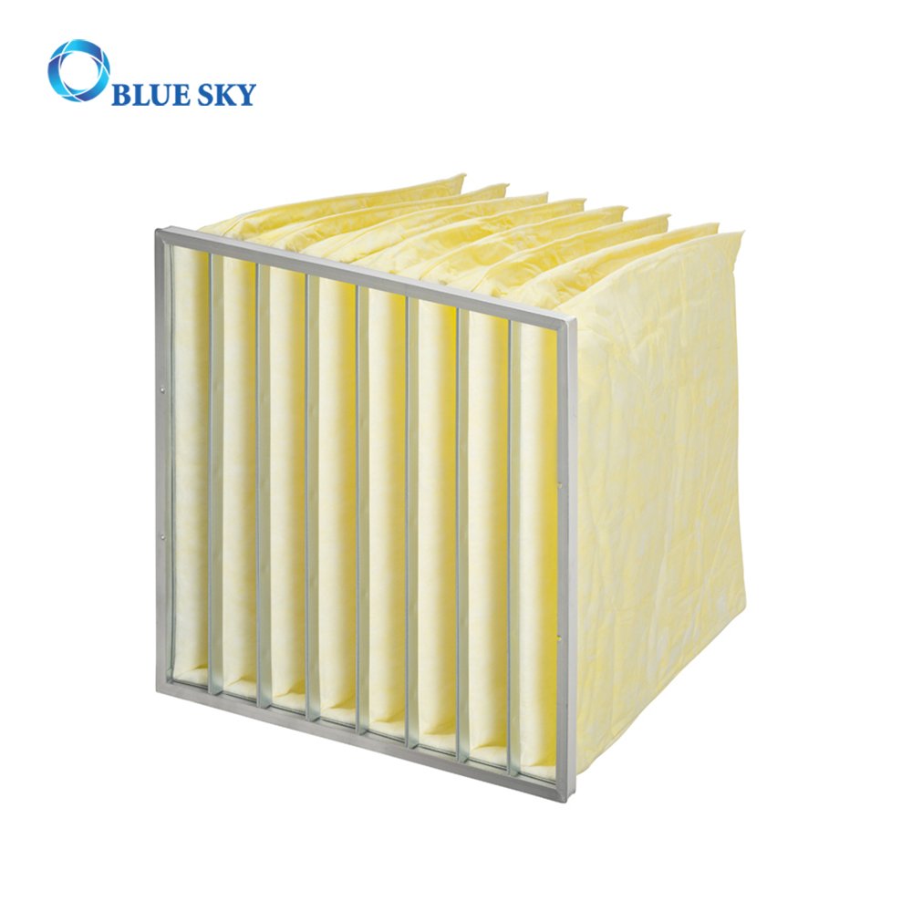 Wholesale HVAC Air Filter Central Air Conditioning Dust Collection G4 F5 F6 F7 F8 F9 Medium Effect Pocket Filter Bag