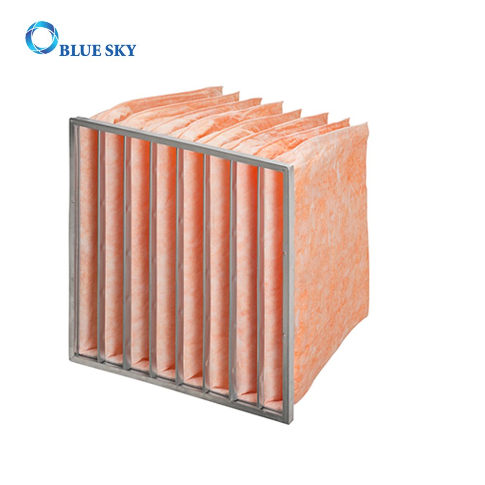 Wholesale HVAC Air Filter Central Air Conditioning Dust Collection G4 F5 F6 F7 F8 F9 Medium Effect Pocket Filter Bag