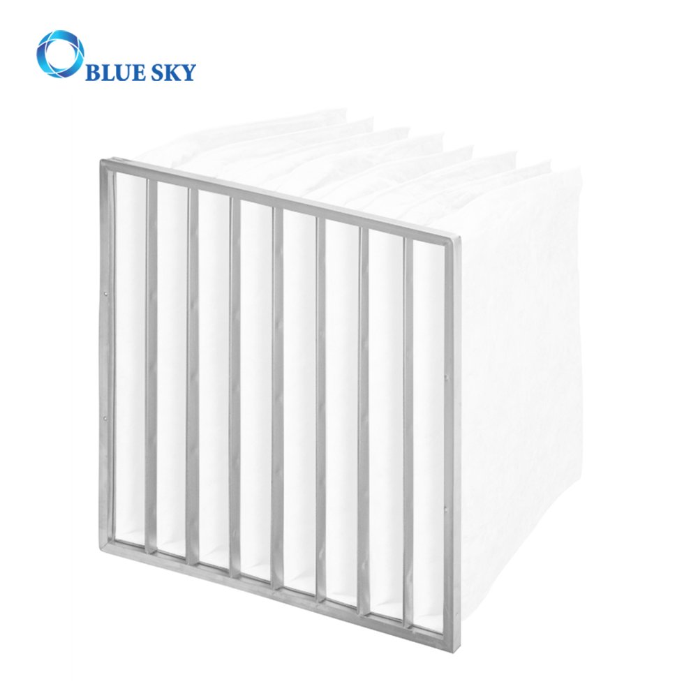 Wholesale HVAC Air Filter Central Air Conditioning Dust Collection G4 F5 F6 F7 F8 F9 Medium Effect Pocket Filter Bag