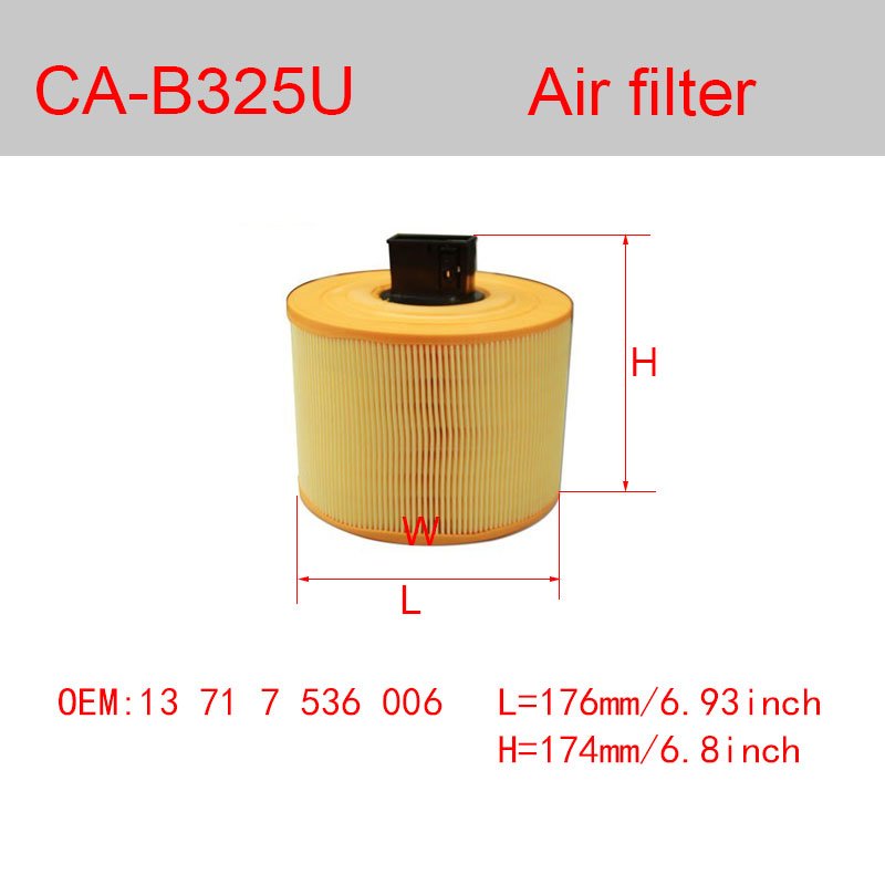 CA-B868U Hepa Car Air Filter 13717601868 C 30013/1 LX1991 Filter air for Bmw X3 Bmw X4 F25 F26