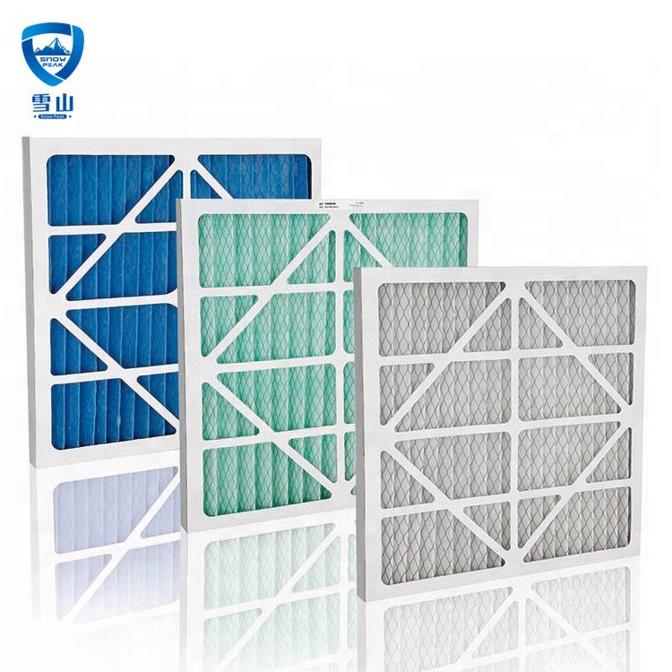 Customized 20 X 20 X 2 Inch Merv 8 11 13 Pleated Cardboard Frame Ac Furnace Air Filter