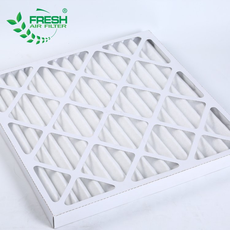 G3 HVAC System Synthetic Pre-filter Pleated Panel Cardboard Frame Air Filter