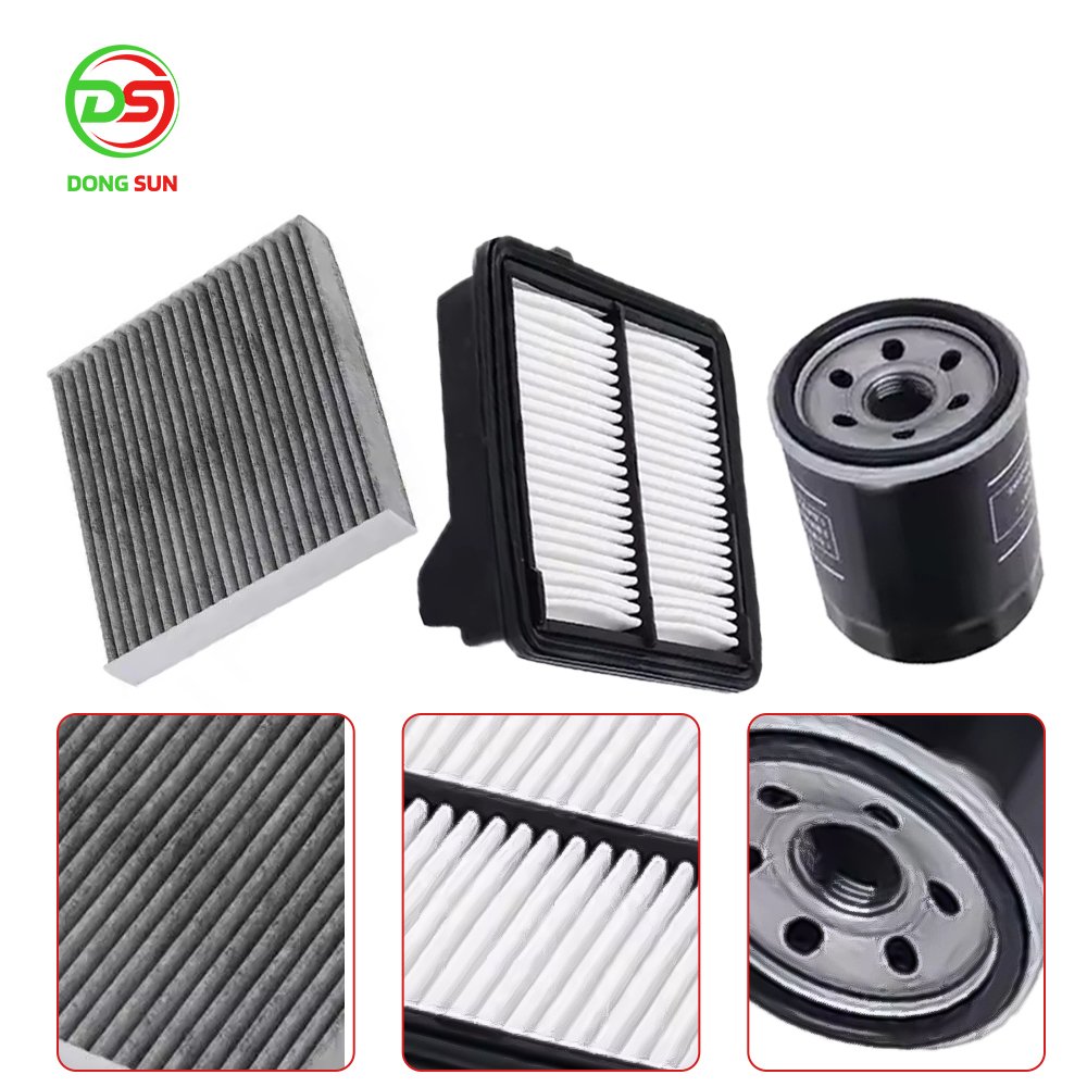 Engine Air Filter Cabin Filter Oil Filter for Hondaa Jazz CITY 1.5L 2008-2013 Years 17220-RB6-Z00 80292-TF0-G01 15400-PLM-A01