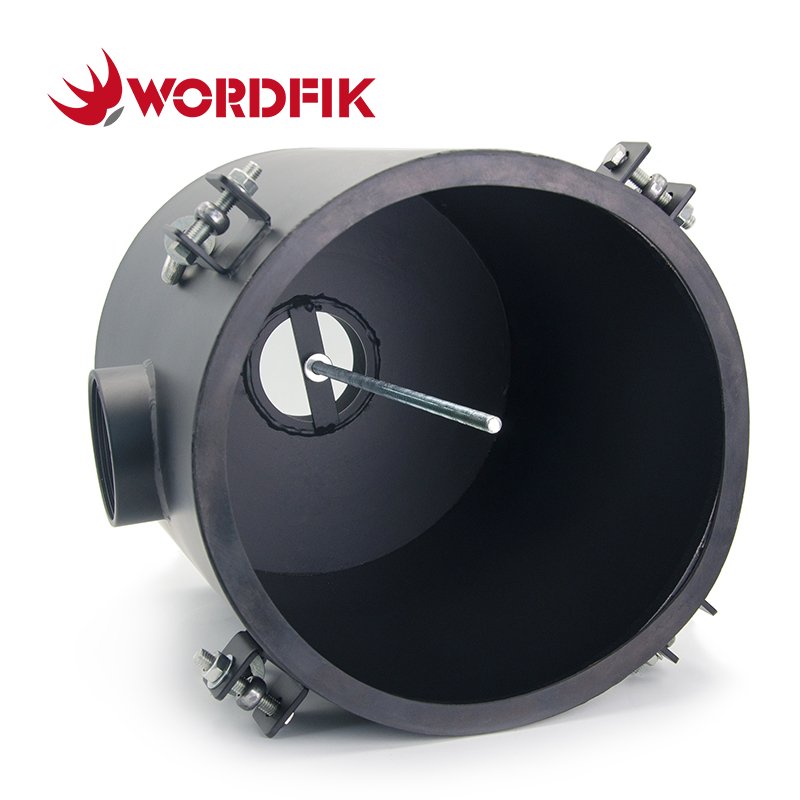 Wordfik F008 High Flow Vacuum Pump Air Intake Filter Assembly Metal Filter Barrel Air Filter Housing