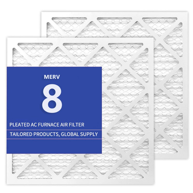 Merv 8 20*20*1 Cardboard Paper Frame Air Filter Pleated Air Furnace Filter