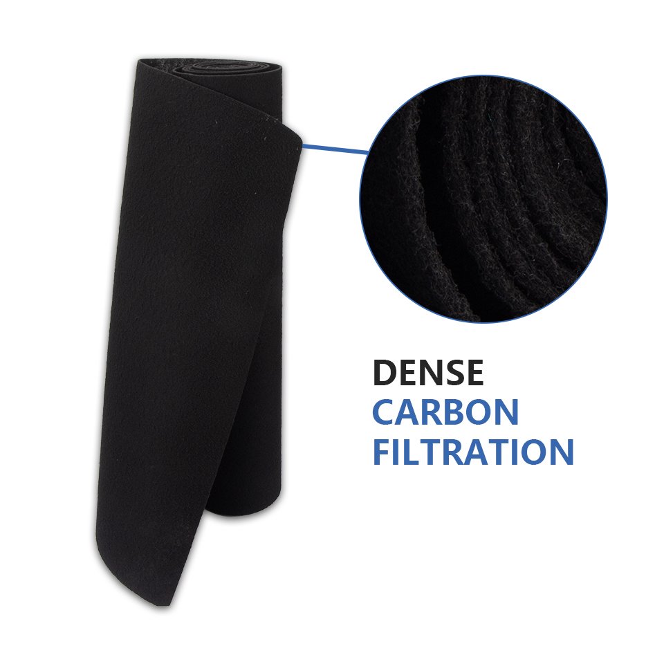 Wholesale Factory Price air Filter Media Harmful Gas Filtering Activated Carbon Odor Adsorption Sponge