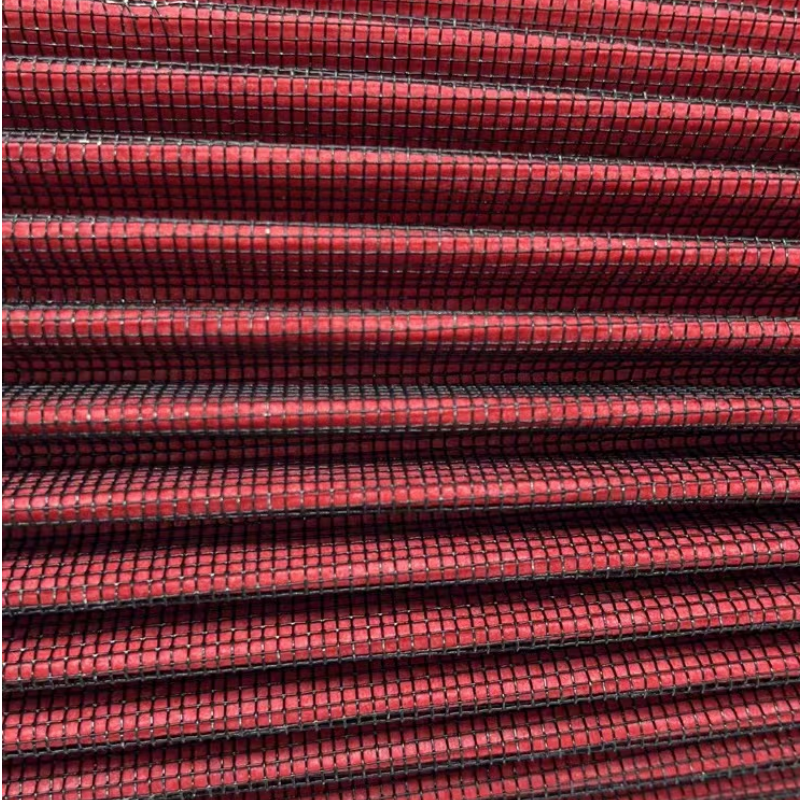 Factory Directly Sale Cheap Price Non-woven Fiber Sport Car Cold Cone Mushroom 76 mm air Filter Red Color