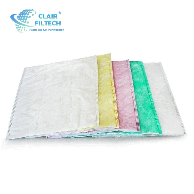 Multi-Size Non-Woven Pocket Filter Rolls Dust Air Filter Media with Convenient Pocket Design