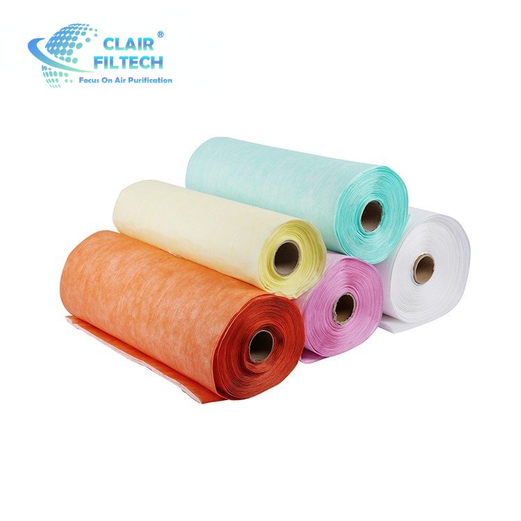 Multi-Size Non-Woven Pocket Filter Rolls Dust Air Filter Media with Convenient Pocket Design