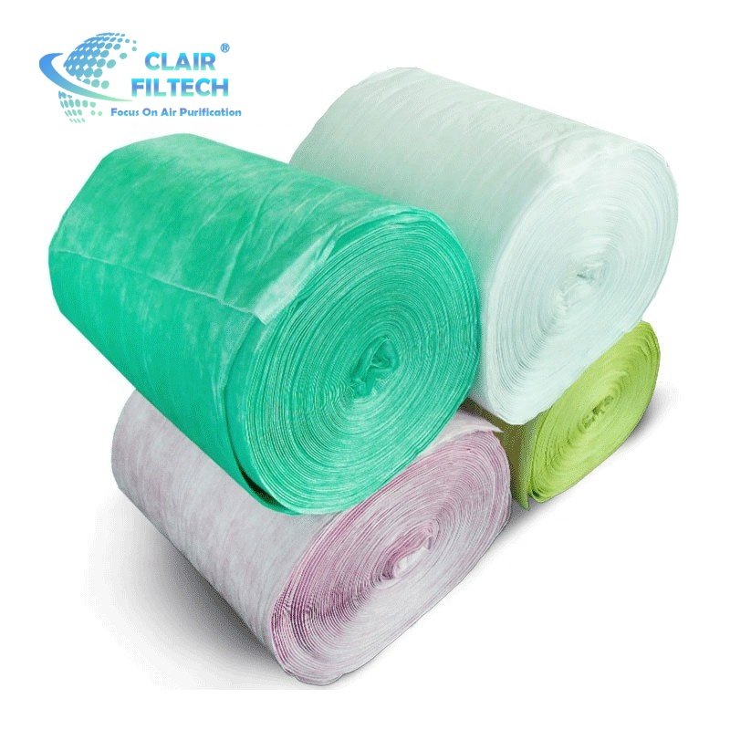 Multi-Size Non-Woven Pocket Filter Rolls Dust Air Filter Media with Convenient Pocket Design