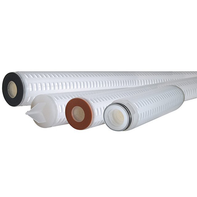 10 Inch 20 Inch 30 Inch 0.45 Micron Polypropylene Membrane PP Pleated Filter Cartridge for Wine Beer Water Filtration