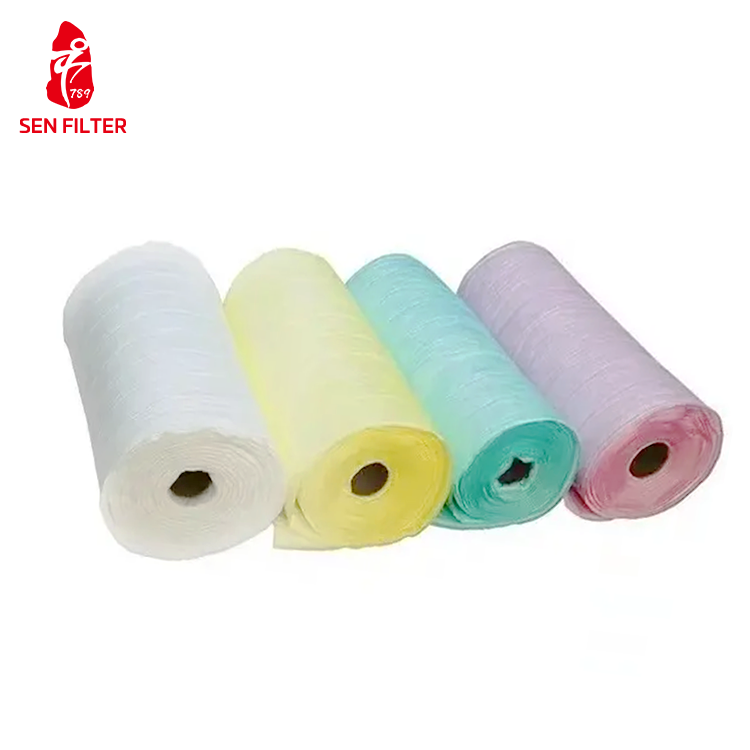 High Efficiency HAVC Bag Air Filter Raw Material Roll for Hotels and Manufacturing Plants