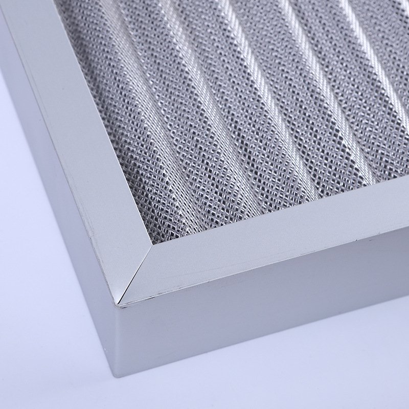 G3 G4 Grid Square AHU Air Pre Filter Primary Metal Mesh Filter for HVAC