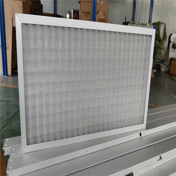 G3 G4 Grid Square AHU Air Pre Filter Primary Metal Mesh Filter for HVAC