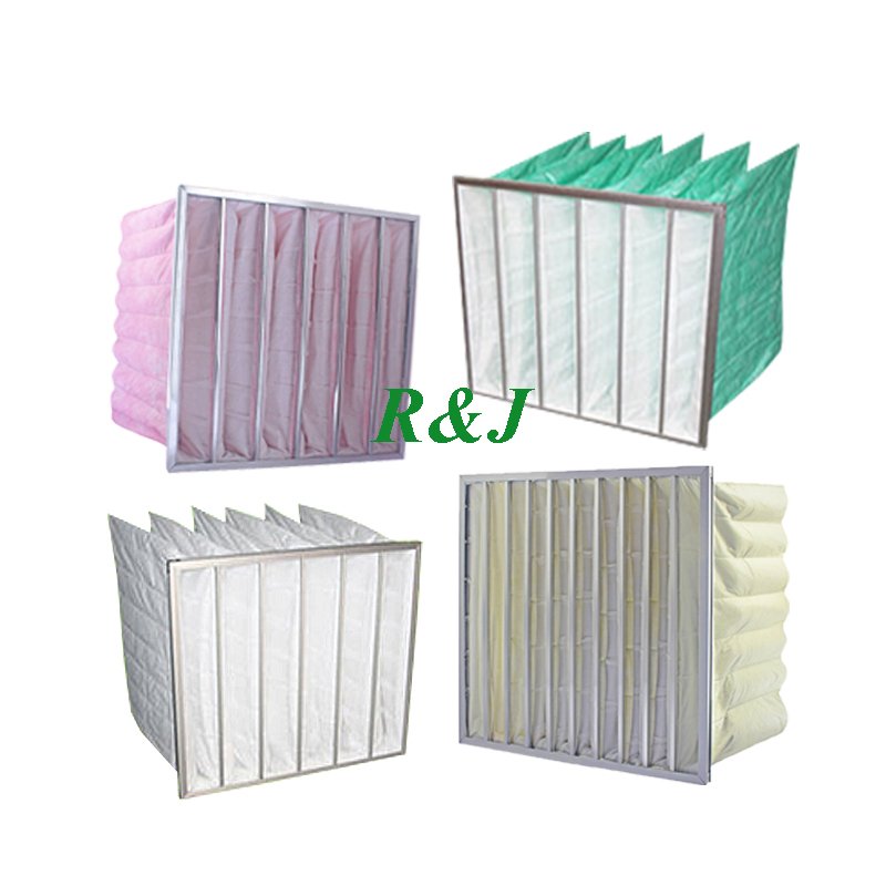 glass fiber filter Medium pocket filter F5 f6 f7 f8 F9 Synthetic Pocket HVAC Bag Air Filters