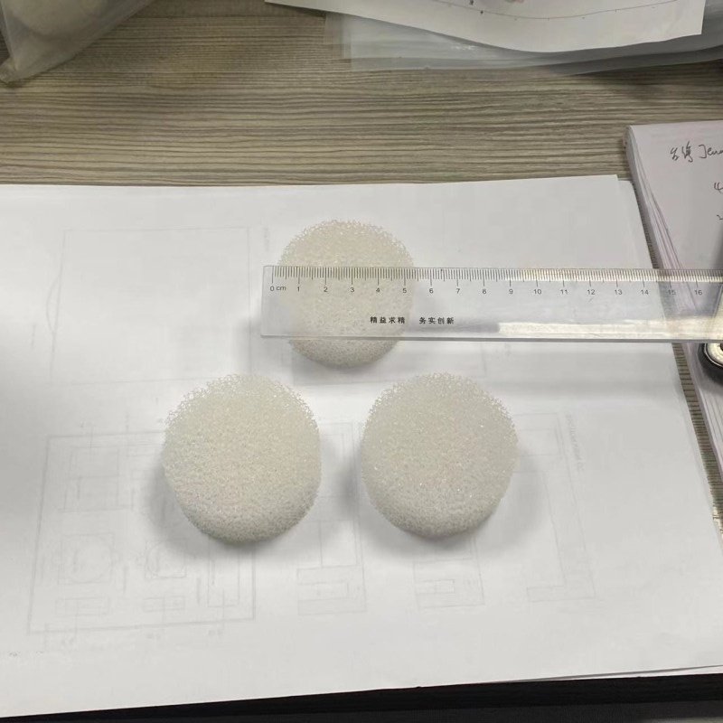 Reticulated Polyurethane Cylinder Foam in 15ppi 20ppi 30ppi 35ppi 40ppi 50ppi Mushroom House Open Cell White Color Filter Sponge