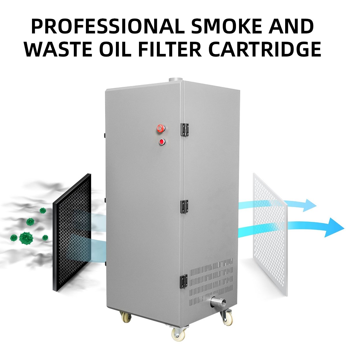 Ingani Oil Fume Separation DTF Smoke Filter Fume Extractor Air Purifier for DTF Powder Shaker Machine