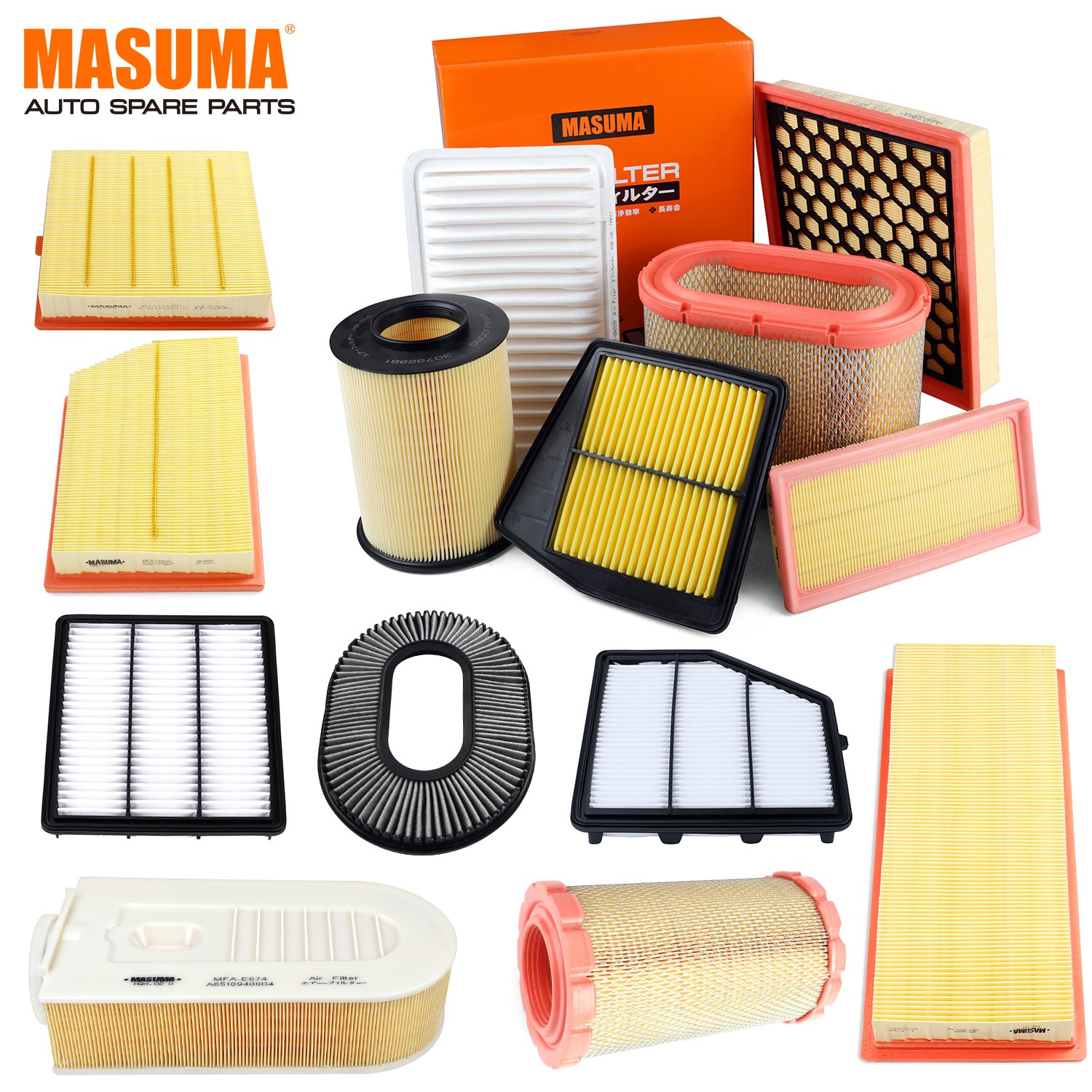 MFA-1136 Japan MASUMA Car air Filter 17801-0D060 17801-0M020 17801-0T020 17801-21050 for TOYOTA Corolla Filtro De Aire